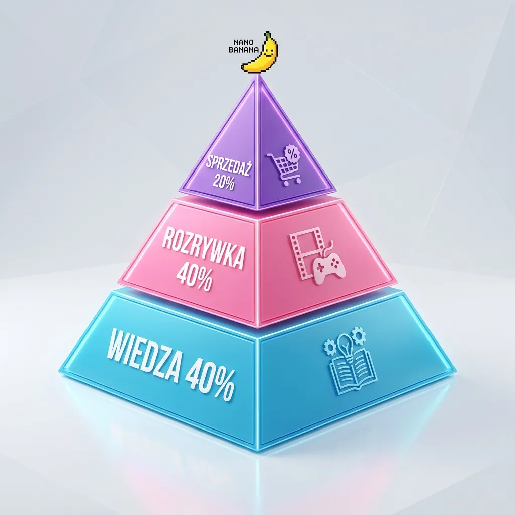 Piramida Wartości TikTok: Wiedza, Rozrywka, Sprzedaż