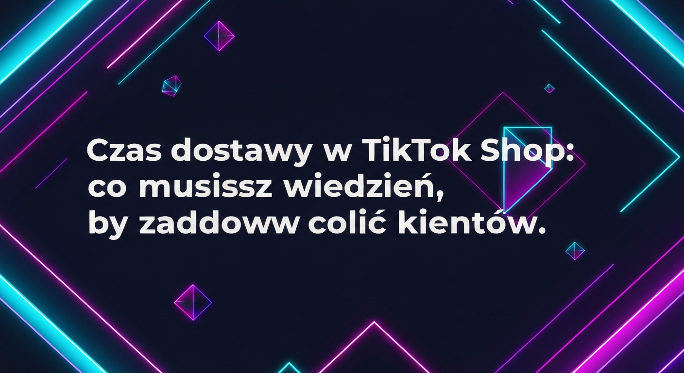 Czas dostawy w TikTok Shop: co musisz wiedzieć, by zadowolić klientów