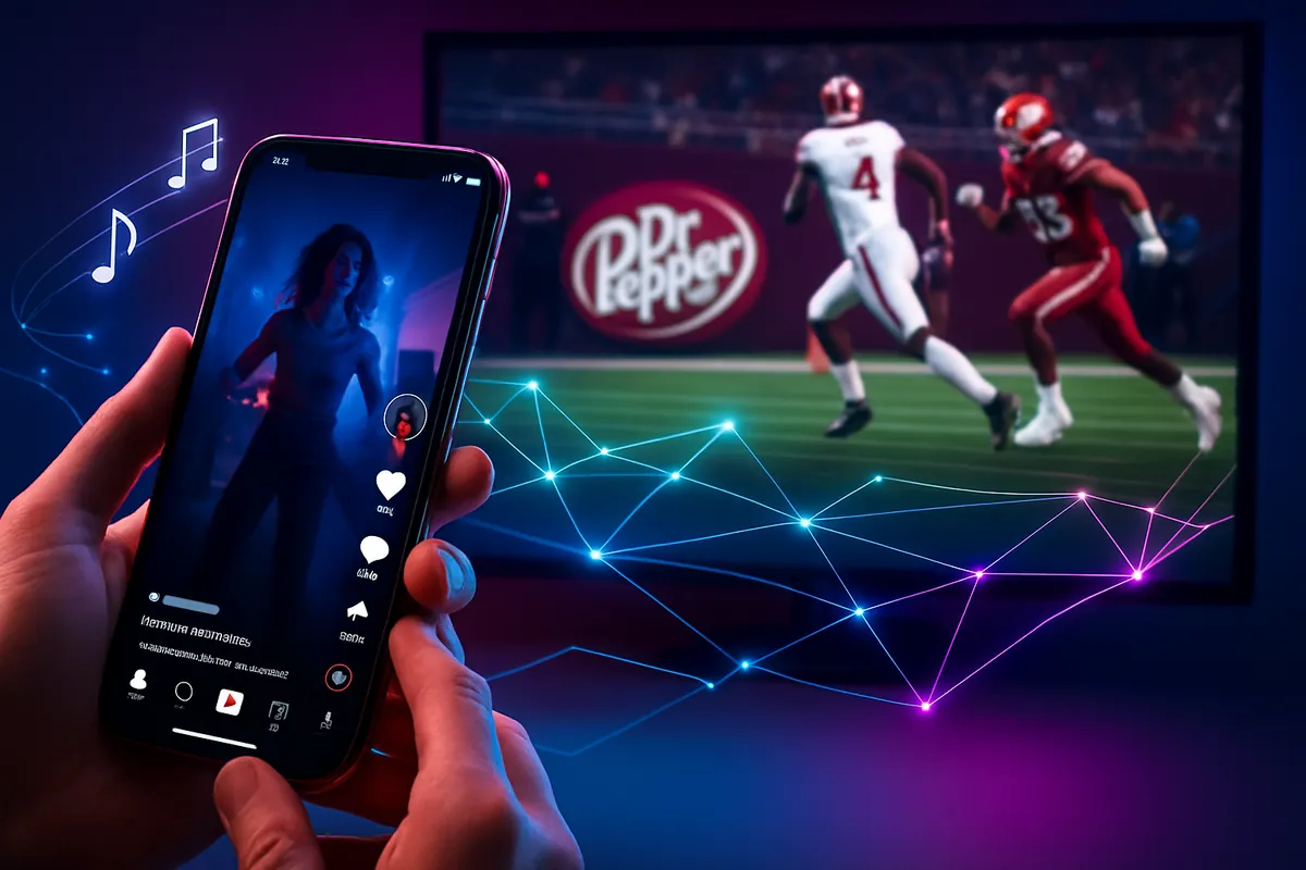 Dr Pepper przekształca viralowy dżingiel z TikToka w reklamę college football poprzez Deutsch
