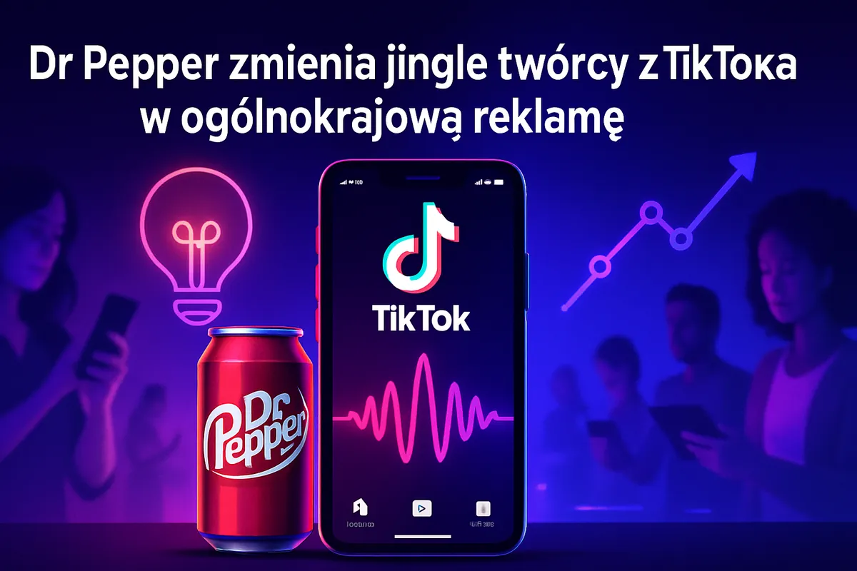Dr Pepper zmienia jingle twórcy z TikToka w ogólnokrajową reklamę