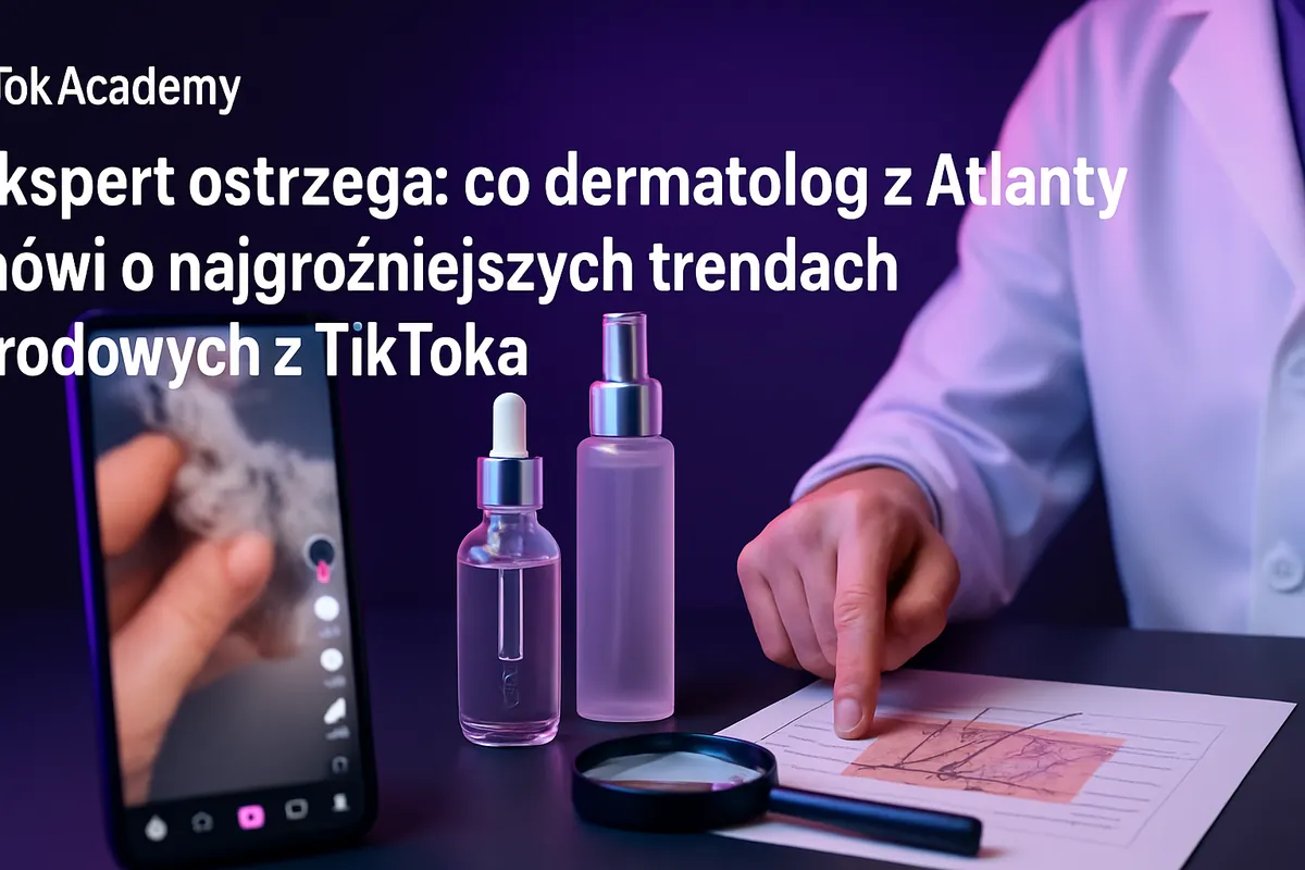 Ekspert ostrzega: co dermatolog z Atlanty mówi o najgroźniejszych trendach urodowych z TikToka