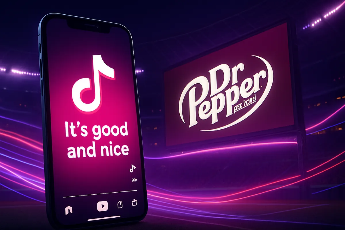 'It’s good and nice': Dżingiel twórcy z TikToka dla Dr Pepper jako reklama podczas finału CFP