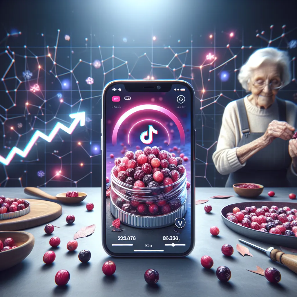 Jak kandyzowane żurawiny podbiły TikToka dzięki przepisowi jednej babci: studium przypadku viralu