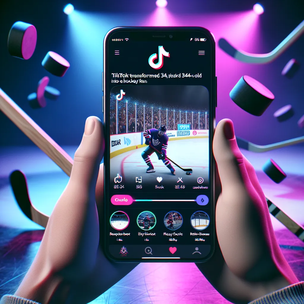 Jak TikTok zmienił 34-latka w fana hokeja? Niespodziewana siła algorytmu.