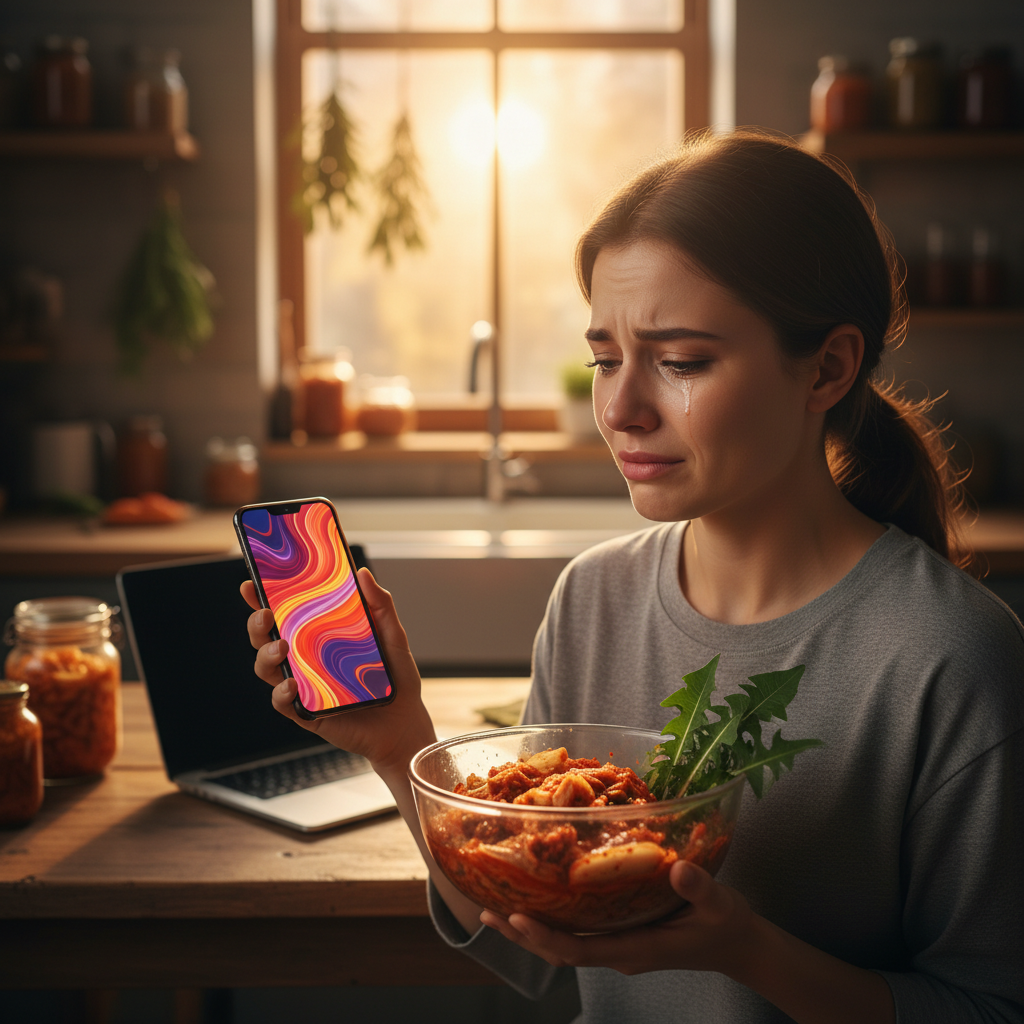 Kobieta z Filadelfii rozpłakuje TikTok przez kimchi z mniszka lekarskiego