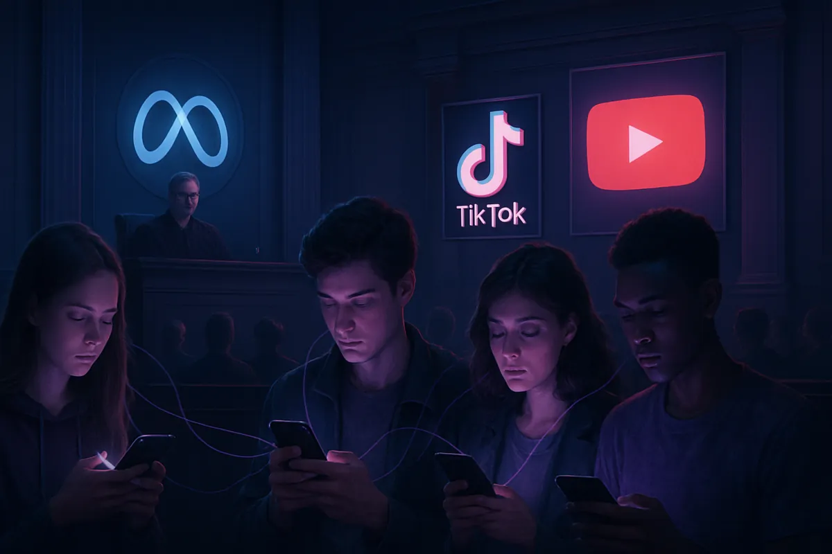 Meta, TikTok, YouTube idą do sądu w obliczu oskarżeń o celowe projektowanie uzależniających funkcji
