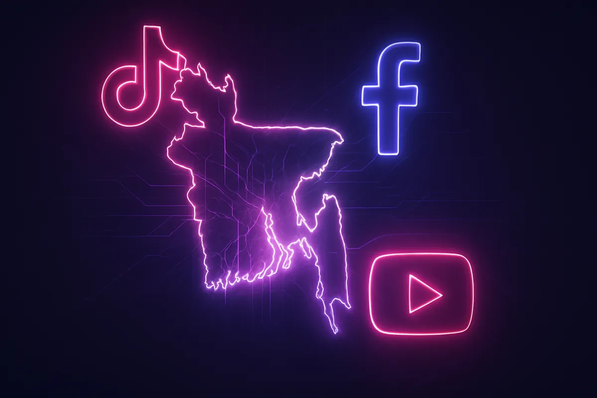 TikTok, Facebook, YouTube: Najnowsze pola bitew wyborczych w Bangladeszu