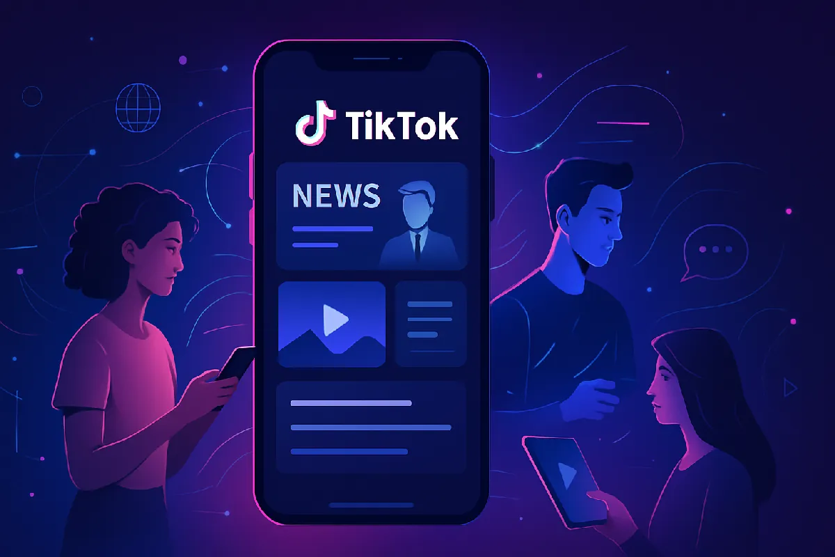 TikTok nowym liderem w dostarczaniu wiadomości młodym ludziom: co to oznacza dla marek?