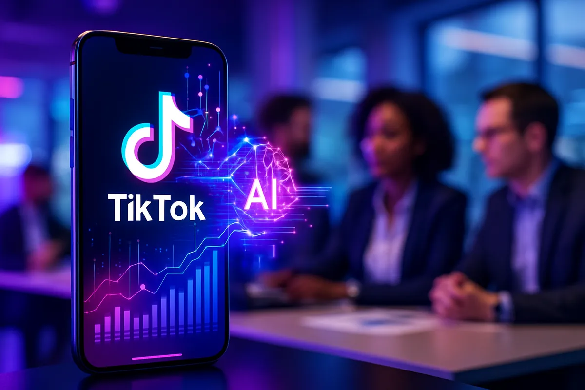 TikTok publikuje nowy przewodnik po kampaniach opartych na sztucznej inteligencji