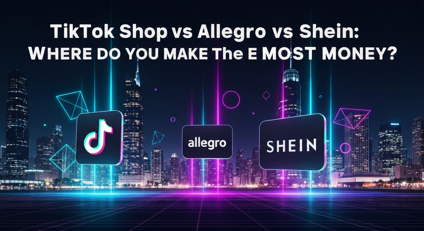 TikTok Shop vs Allegro vs Amazon: Gdzie realnie zarobisz najwięcej?