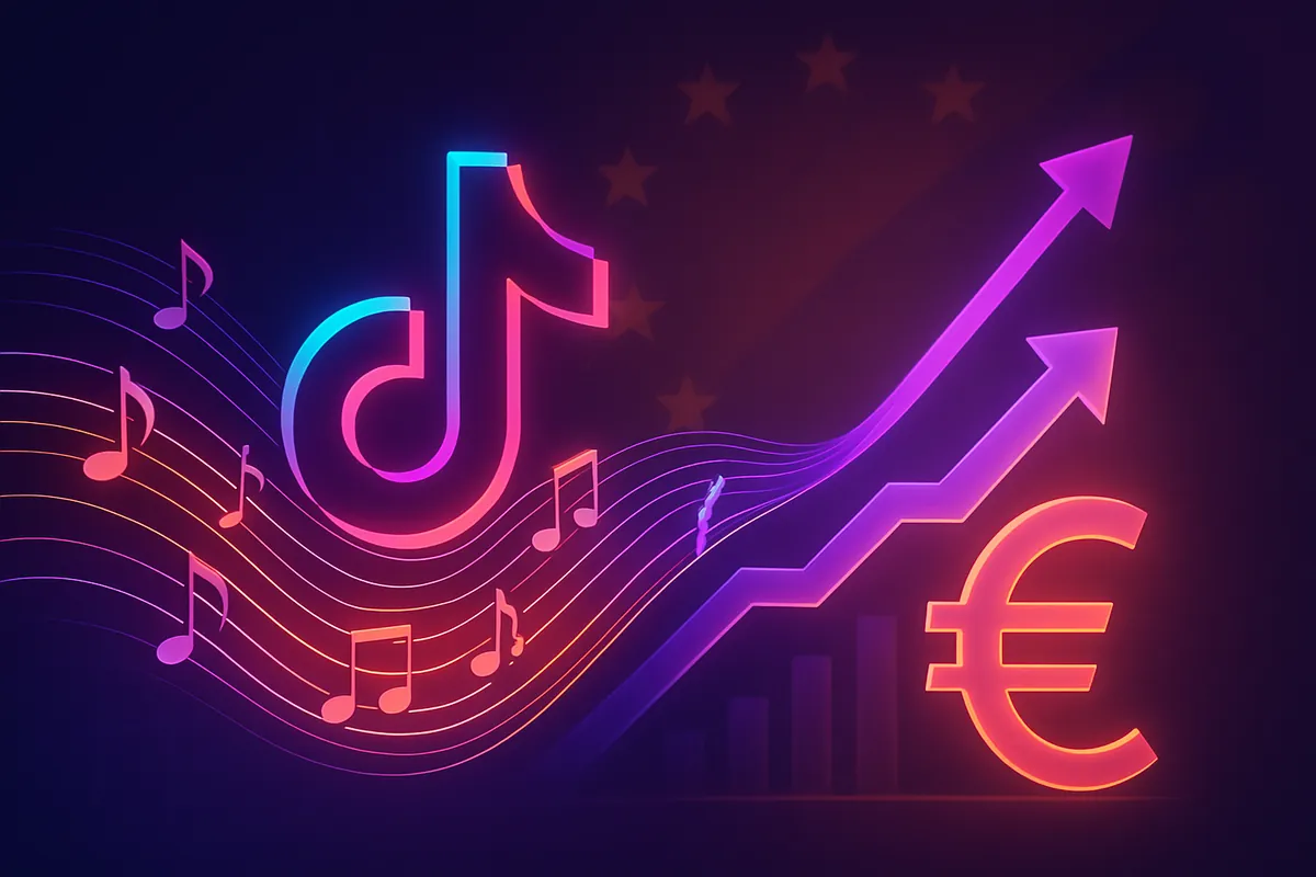 TikTok wygenerował 1,8 mld euro dla biznesu muzycznego UE w 2025 roku