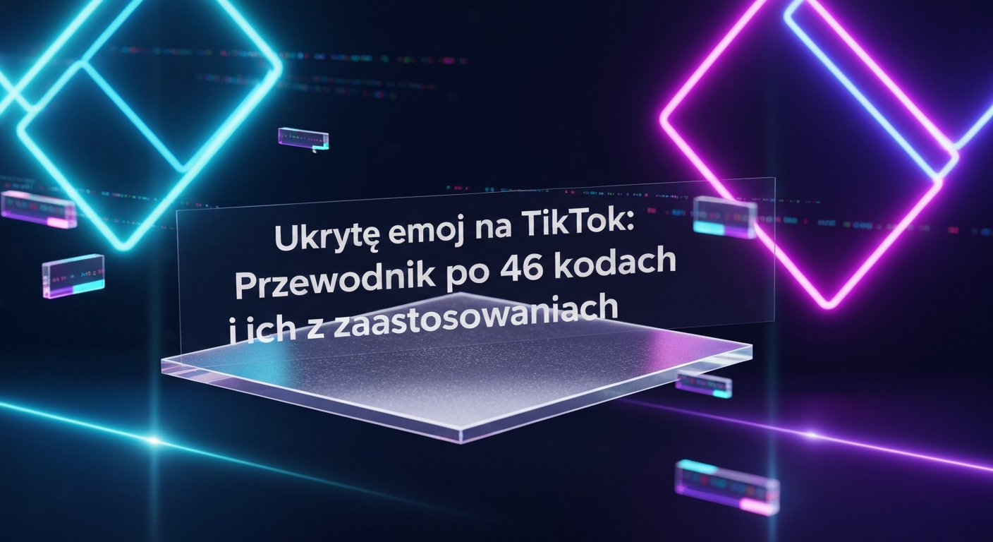 Ukryte emoji na TikTok: pełna lista 46 kodów i jak użyć