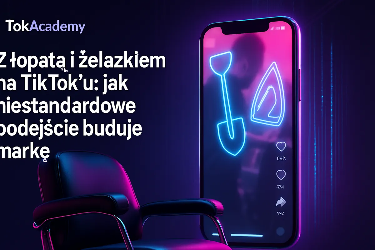 Z łopatą i żelazkiem na tikTok'u: jak niestandardowe podejście buduje markę